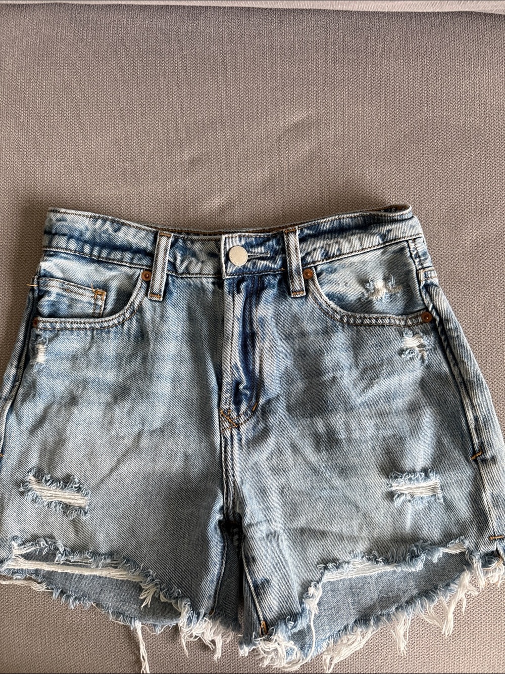 Dear John Ivy Light Blue Denim Shorts Size 24